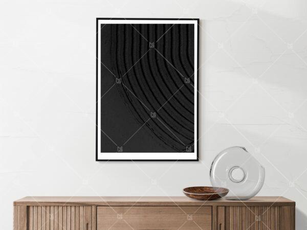 Frame Mockup For Printable Living Room Wall Art Poster (FREE)