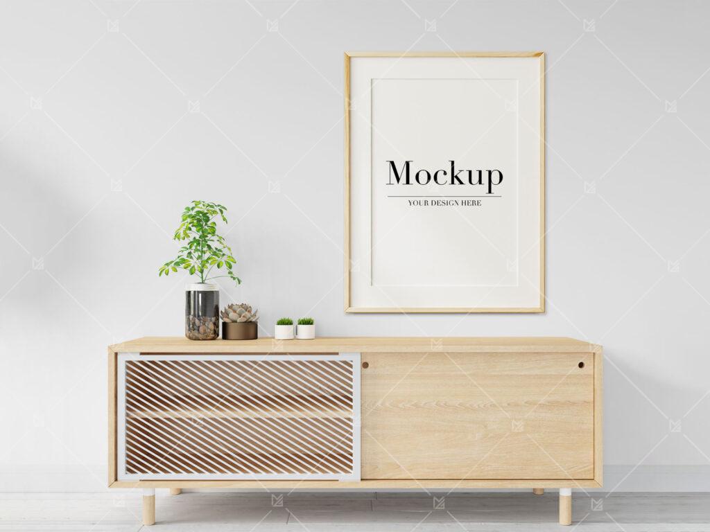 One Frame Mockup For Etsy Wall Art Poster