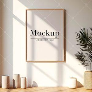 Etsy: Room With Poster Frame Mockup